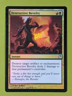 FOIL Destructive Revelry x1 Theros 1x MTG Magic the Gathering - Image 1