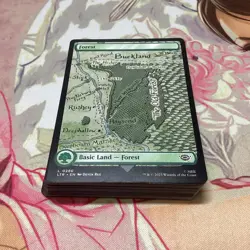 MTG Basic Full Art Lands The Lord Of The Rings Lot Of 35 Regular And Foil - Image 3