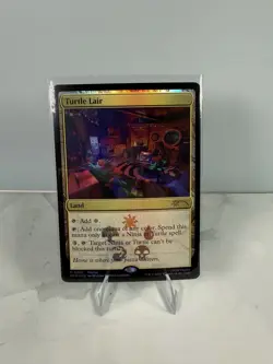 [MTG] [0001] PROMO Turtle Lair Teenage Mutant Ninja Turtles FOIL - Image 1