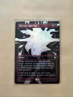 MTG The Last Agni Kai TLA 0314 R NM FOIL Borderless - Image 1