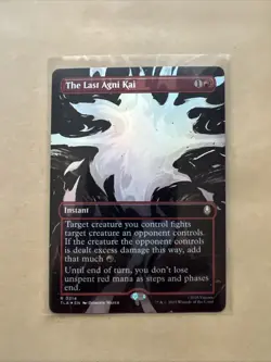 MTG The Last Agni Kai TLA 0314 R NM FOIL Borderless - Image 2