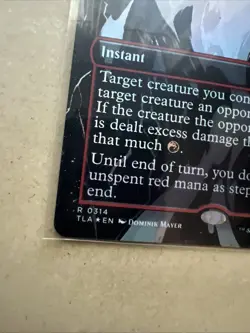 MTG The Last Agni Kai TLA 0314 R NM FOIL Borderless - Image 3