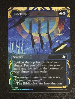 MTG Secrets of Strixhaven: Mystical Archive Stock Up Foil 0024 NM - Image 1