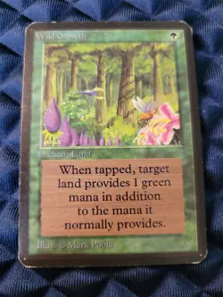 Alpha Wild Growth -Magic the Gathering, MTG LP - Image 1