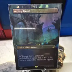 Wizards of the Coast Watery Grave Ravnica Remastered Foil Borderless Rare #0301 - Image 1