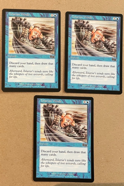 3x - Tolarian Winds - Urza's Saga - MTG - Magic the Gathering - x3 - Image 1