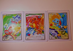 POKEMON MEGA EVOLUTION PROMOS 037, 038, 039 BULBASAUR, CHARMANDER, SQUIRTLE - Image 1
