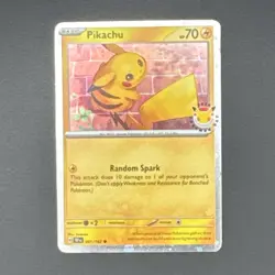 Pokemon TCG Pikachu 051/162 Holo Promo Cards 5-Card Lot English 2025 Pokemon day - Image 3