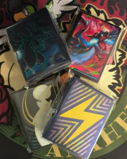 Lot Of 4 Pokemon Official TCG Sleeves Factory Sealed! - Image 1