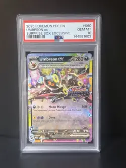 Pokemon PSA 10 Umbreon ex 060/131 Prismatic Evolutions Stamped Promo - Image 1