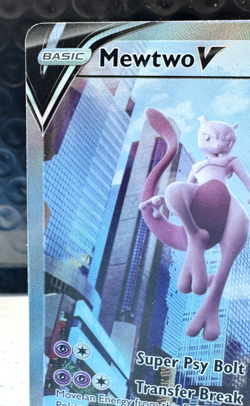 Pokemon TCG Mewtwo v (Alternate Full Art) 072/078 Pokemon Go Holo - Image 3