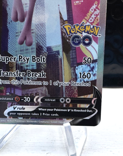 Pokemon TCG Mewtwo v (Alternate Full Art) 072/078 Pokemon Go Holo - Image 5