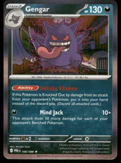 Gengar 050/088 Rare Perfect Order Pokemon Holo Near Mint - Image 1