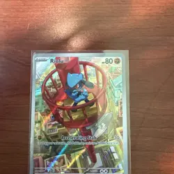 Pokemon TCG Riolu Illustration Rare Center Promo - Image 1