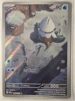 Snover 140/132 Illustration Rare Mega Evolution Pokemon Near Mint - Image 1