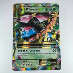 Pokemon M Venusaur EX Mega Full Art Ultra Rare Holo XY Evolutions 2/108 NM US - Image 1