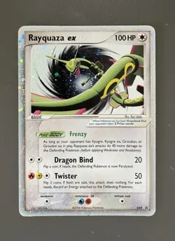 Pokemon TCG Rayquaza EX Holo 039 Black Star Promo - Image 1