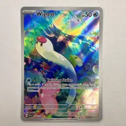 Pokemon Wiglett Illustration Rare Full Art Holo 206/198 SV01 Scarlet & Violet 5… - Image 1