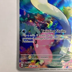 Pokemon Wiglett Illustration Rare Full Art Holo 206/198 SV01 Scarlet & Violet 5… - Image 2