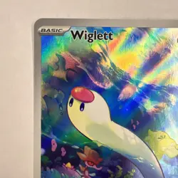 Pokemon Wiglett Illustration Rare Full Art Holo 206/198 SV01 Scarlet & Violet 5… - Image 5