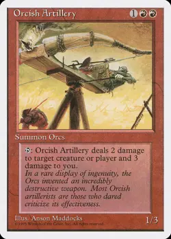 MTG Orcish Artillery ** Fourth Edition ** English - Image 1