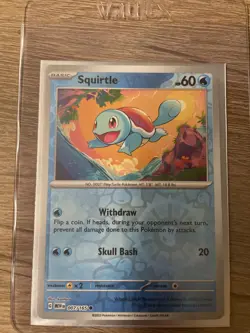 Pokemon Squirtle 007/165 Reverse Holo Common SV 151 Never Played - Image 5