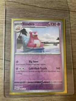 Pokemon 151 Slowbro 080/165 Reverse Holo Rare NP English - Image 3