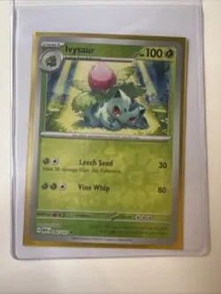 Pokemon TCG Ivysaur Scarlet & Violet-151 002/165 Reverse Holo Uncommon - Image 3
