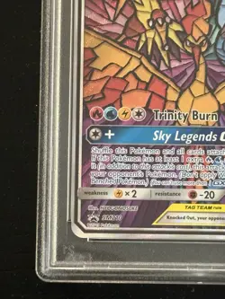 2019 POKEMON SM BLACK STAR PROMO FULL ART/MOLTRES & ZAPDOS & ARTICUNO GX PSA 10 - Image 5
