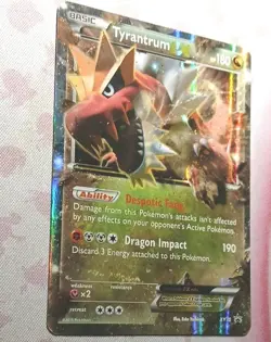 Pokemon TCG Tyrantrum EX Black Star Promo XY70 Holo Foil Basic Dragon 2015 MP🔥 - Image 2