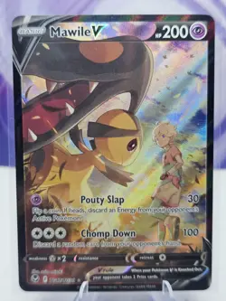 Pokemon Mawile V Full Art Ultra Rare Holo TG17/TG30 200HP Silver Tempest NM - Image 1