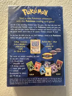 1999 POKEMON 2-PLAYER STARTER SET SEALED POSSIBLY SHADOWLESS - Image 2