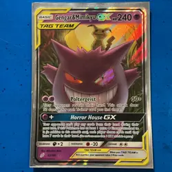The Pokemon Company Gengar & Mimikyu GX 53/181 Team Up Ultra Rare Holo ENG - Image 1