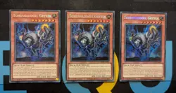 BLGG-EN021 Tohushaddoll Grysta x3 Secret Rare 1st Edition YuGiOh Playset - Image 1
