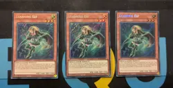 BLGG-EN026 Learning Elf x3 Secret Rare 1st Edition YuGiOh Playset - Image 1
