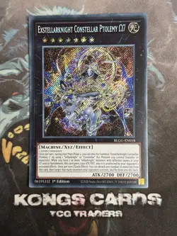BLGG-EN018 Exstellarknight Constellar Ptolemy Ω7 Secret Rare Yu-Gi-Oh! NEW - Image 1