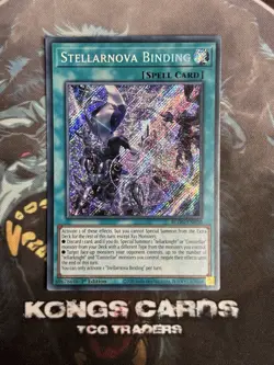 BLGG-EN020 Stellarnova Binding Secret Rare 1st Ed YuGiOh NEW - Image 1