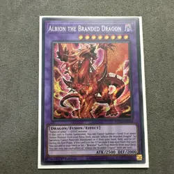 Yugioh - Albion the Brandon Dragon *Prismatic Secret Rare* MP22-EN076 (NM) - Image 1