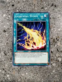 Yugioh TCG Lightning Storm L26D-ENS20 1st Edition NM-M Combined Ship - Image 1