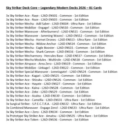 Yugioh TCG Sky Striker Deck Core Legendary Modern Decks 2026 (L26D) - 81 Cards - Image 2