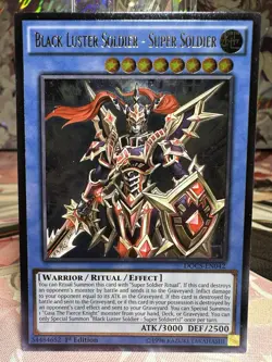 Black Luster Soldier - Super Soldier DOCS-EN042 Ultimate 1st Ed - MINT+ - YuGiOh - Image 1