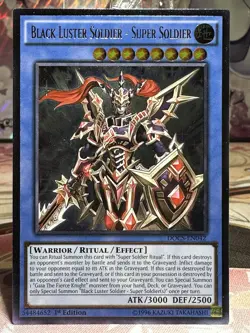 Black Luster Soldier - Super Soldier DOCS-EN042 Ultimate 1st Ed - MINT+ - YuGiOh - Image 2