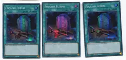 Yu-Gi-Oh! Foolish Burial Super Rare Playset (3 Stuck) Set 209 - Image 1