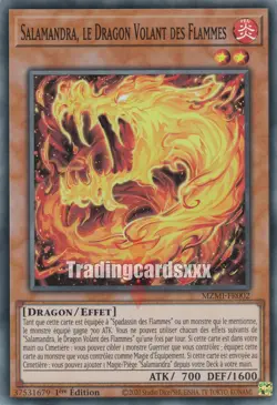 Yu-Gi-Oh! Salamandra, le Dragon Volant des Flammes : SR MZMI-FR002 - Image 1