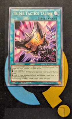 L26D-ENX21 Triple Tactics Talent Common 1st Ed YuGiOh - Image 1