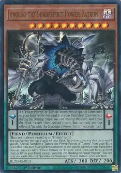 Junoldo the Shadespirit Power Patron BLZD (Ultra Rare) Yugioh Blazing Dominion - Image 1