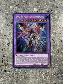 Yugioh TCG Nerva the Power Patron of Creation DUAD-EN033 Secret 1st Ed EU NM-M - Image 1