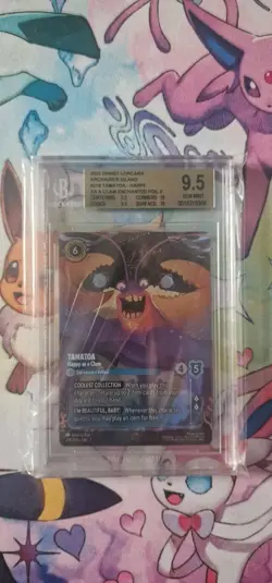 Disney Lorcana TCG Tamatoa 'Happy as a Clam' Enchanted Card 219/204 - Image 1