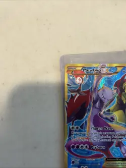 Pokemon Mewtwo-EX TCG Breakthrough Holo Card 163/162 Secret Rare - Image 5