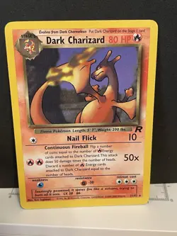 🔥Dark Charizard TCG Non-Holo Rare Card 21/82 Vintage🔥 - Image 1